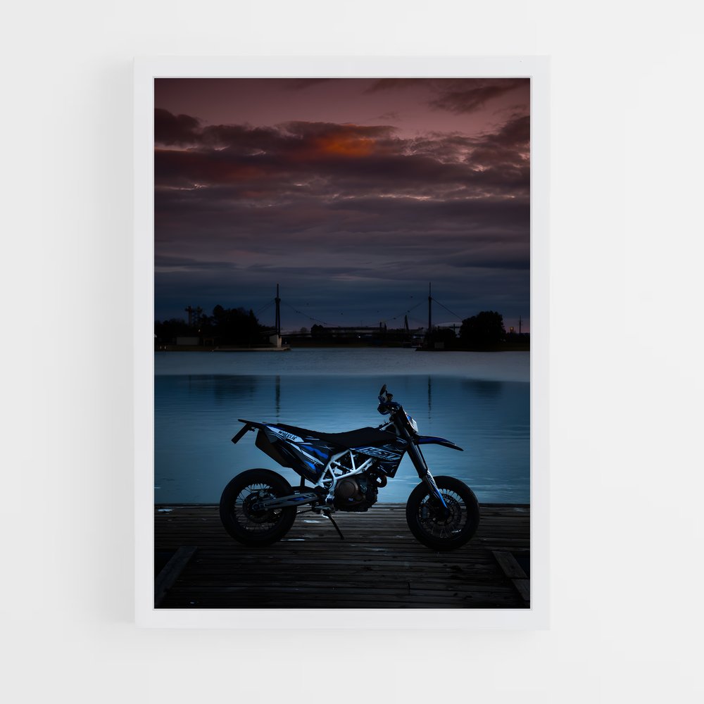 Poster Aventure sur le Quai – affiche Husqvarna (vue 3)